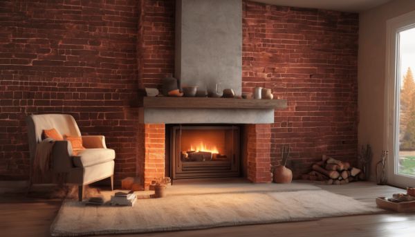 Brique de parement derrière poêle à bois : une protection optimale pour vos murs